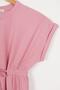 Crew Neck Pink Color Girl's Thai Suit - 5