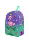 Royalglow Patterned Green Flamingo Kindergarten Bag Nursery Bag. - 2