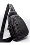 Black Men's Body Bag Crossbody and Chest Shoulder Strap Bag