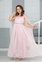 Girl's Glittery Long Evening Dress Ebise - 4