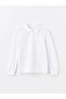Lcw Kids Buxe White Polo Neck Basic Girls' T-Shirt 2-Piece - 2