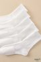 Men's White Socks Women's Sports Tennis Socks Non-Slip Sports Socks Football Basketball Socks 5 Pieces - 3