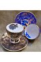 Antique Porcelain Hand Painting Set of 2 Coffee Cups - 3