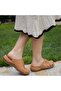 Orthopedic Leather Women's Sabo Slippers 10307
