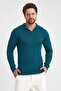Men's Polo Collar Ribbed Knitwear Sweater - 2