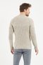 Men's Cream Knitwear Sweater -trzcm28888r07 - 4