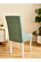 High Quality Chair Cover, Lycra, Washable 1 Piece Mint Color - 4