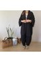 Muslin Set Kimono Trousers Black - 3