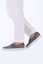 Ravenna Gray Suede Leather Men's Loafer Shoes - 6
