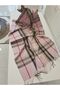 Patterned Candy Pink Shawl - 3