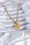 Mgn45 316L Steel Robotrend Gold Color Auger Model Embroidered Clover Figure Evil Eye Bead Detail Women