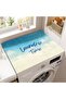 Washing Machine Dryer Cover Protection Pad Waterproof Mat Non-Slip Washable - 2