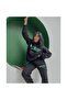 Wellnes Tracksuit Set - Black Printed Suit Jogger Sweatshirt Rubber Leg Hooded - 2