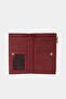 2804 Genuine Real Leather Zippered Women's Wallet Flother Burgundy - 4
