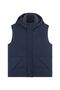 Men's Brand Logo Hooded Collar Navy Blue Vest 14312006-013 - 6