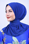 Snap Bonnet Hijab Swimsuit Top Compatible with Sea and Pool Bonnet Hijab - 3