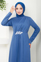 Belt Stone Detailed Suit 269Dvl897 Indigo - 4