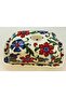 Handmade Brush Painting Tile Butter Bowl with Lid - 4