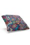 Double Sided Printed Anatolia 10 Patterned Suede Throw Pillow Case - 2