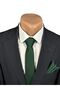 Emerald Green Eyelet Hand Sewn Woven Tie & Handkerchief