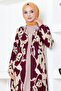 Viscose Patterned Triple Set - 0332BGS895 Plum Vision - 4