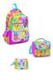 3-Piece Ice Cream Patterned Children's School Bag Set - 3Set23645