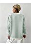 Crew Neck Wave Patterned Knitwear Sweater MINT - 3