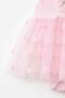 Rose Embroidered Tulle Snap-On Bodysuit Dress (100% Cotton) - 2