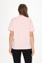 LighT Powder Colored 100% OrgAnic CoTTon Women's T-shirt - STAnd CollAr, Rib DeTAiled - 8