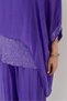5835 PAYET DETAYLI İPEK BLUZ - 5