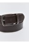 Lcw Accessories Brown Leather Look Decorative Stitched Men's Belt (S3) - 2