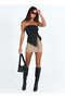 Strapless Gathered Front Blouse - 2