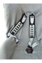 Child Car Seat Cover Cover with Snap Fasteners Gray 100% Natural Cotton Special Design 75X115 cm - 4