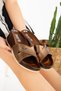 Women's Cross Light Wedge Casual Home and Outside Orthopedic Wedge Slippers