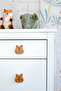 Tiger Pattern (2 Pcs) Baby Kids Room Wooden Furniture Cabinet Drawer Handle - 4