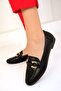 Women's Black Ballerinas - 19459 Model - 5