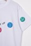 Smıle Printed White Color Girls' T-Shirt - 2