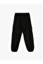Girl's Black Sweatpants - 4wkg40339ak - 3