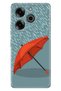 Pova 6 Pro Case Silicone Patterned Realme Pova 6 Pro Red Umbrella