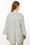 Mi Front Pearl Accessory Blouse - 4