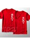 Valentine's Day Couple Combination Personalized Printed Red Valentine's Day T-Shirt - 2