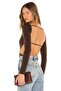Women's Brown Boat Neck Low Back Jersey Bodysuit