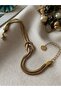 Double Knot Model Steel Italian Chain Bracelet