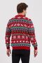 Men's Red-green-white Christmas New Year Sweater-noelkzkr200s - 4