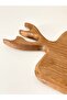 Geyik Model Wooden Cutting and Presentation Board - Decorative Object Single Piece - 4