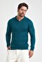 Men's Polo Collar Ribbed Knitwear Sweater - 3