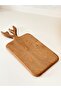 Geyik Model Wooden Cutting and Presentation Board - Decorative Object Single Piece - 3