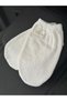 3 Piece Set - Gloves, Hair Band and Towel, Cotton Spa Massage Bath Makeup Facial Cleansing White - 5