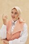 Plain Shiny Evening Scarf - Light Gold - 5