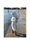 4 Layers Muslin Bathrobe 2-5 Years Old Children's Double Sided Stone Patterned Green - 4